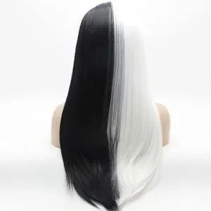 Fashiondeityshair | Hair | 24 Black White Split Dye Lace  display picture 2